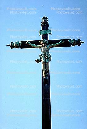 Cross, Jesus, Statue