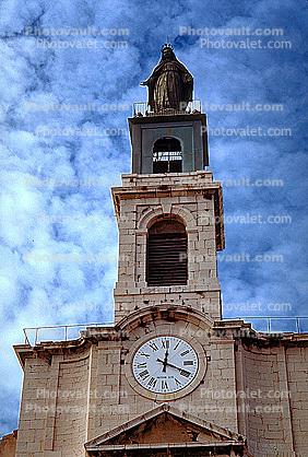 Clock Tower, Building, roman numerals, outdoor clock, outside, exterior