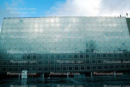 Institut du Monde Arabe, Arab World Institute, Parisian museum, square windows, landmark building