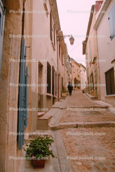 narrow street, Alley, Homes, alleyway
