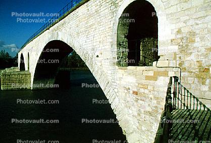Pont Saint-Benezet Bridge, Pont d'Avignon, Rhone River, medieval bridge, ruin, landmark