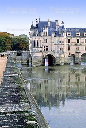 Chenonseu, Chateau, Loire Valley, Ch?teau de Chenonceau, River Cher, Indre-et-Loire, landmark