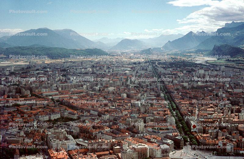 Cityscape, Rooftops, Grenoble