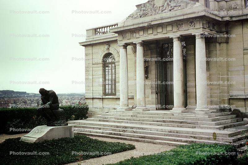 The Thinker, Building, Columns, Rodin Tomb, Mus?e Rodin de Meudon