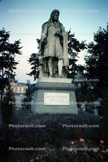 Thierry, Statue of Jean de La Fontaine, 1964, 1960s