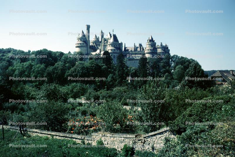 Castle, Palace, Forest, Trees, Pierrefonds, Chateau, 1964, 1960s