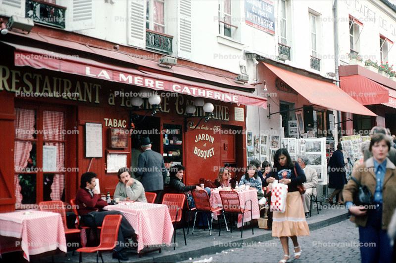Curb, La Mere Catherine, Sidewalk Cafe, September 1971