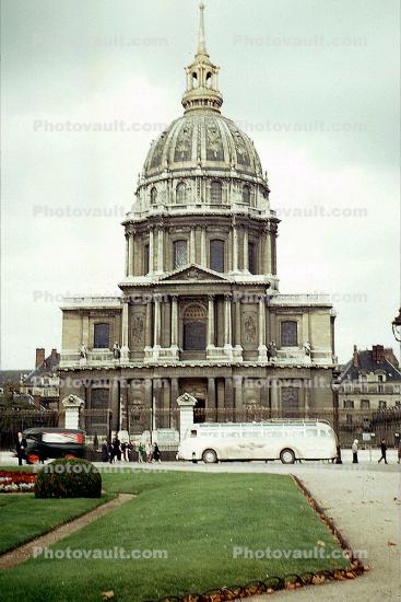 Chapel Saint-Louis des Invalides, dome, landmark, famous, 1950s