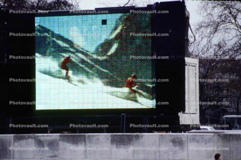 Giant Video Billboard, December 1985