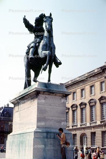 Statue of Louis XIV, Versailles, July 1973