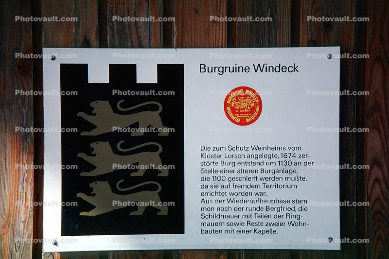 Burgruine Windeck, Weinheim