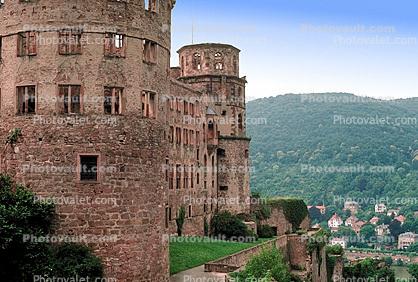 Heidelberg Castle, K?nigstuhl Hillside, Baden-W?rttemberg, Heidelberger Schlossruin, Karlsruhe, landmark