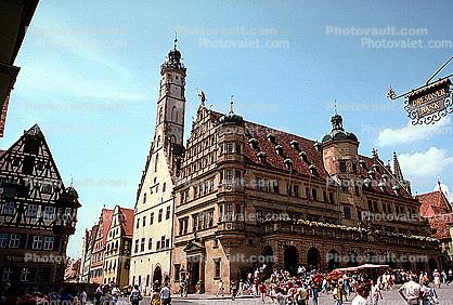 Town Hall, Rothenburg ob der Tauber, Bavaria, Middle Franconia, Ansbach