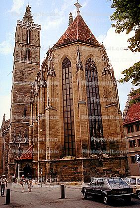 Saint Jakobs?s Cathedral, Cathedral, Rothenburg ob der Tauber, Bavaria, Middle Franconia, Ansbach