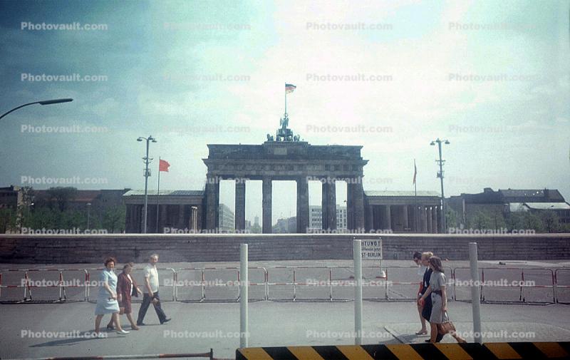 Brandenburg Gate, Berlin, May 1970, 1970s
