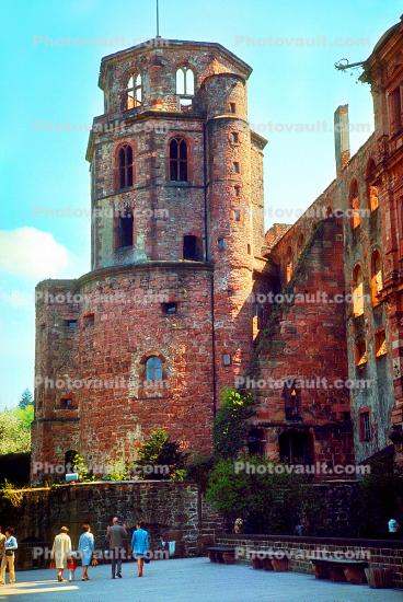 Heidelberg Castle, Tower 1950s