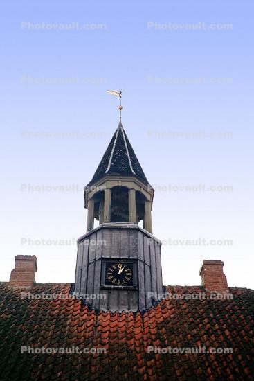 Clock Tower, roman numerals, outdoor clock, outside, exterior, building