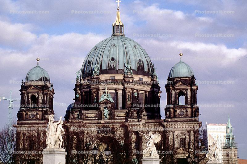 Supreme Parish and Collegiate sculpture, statue, Berlin Cathedral, Berliner Dom, Museum Island, Mitte borough, Evangelical Supreme Parish and Collegiate Church