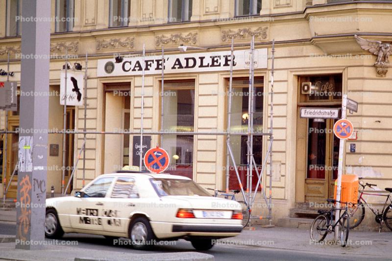 Cafe Adler, Taxi Cab, Car, Berlin