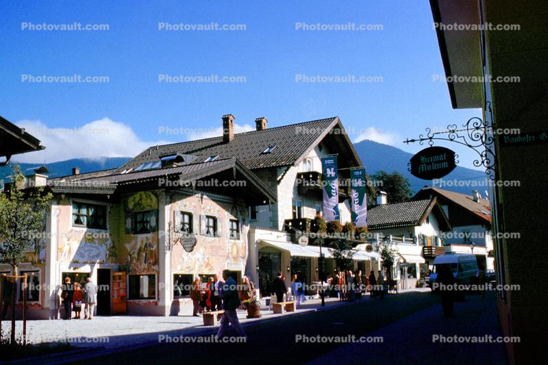 L?ftlmalerei, Wall Art, Luftlmalerei, wall-painting, Oberammergau, Garmisch-Partenkirchen district, Bavaria