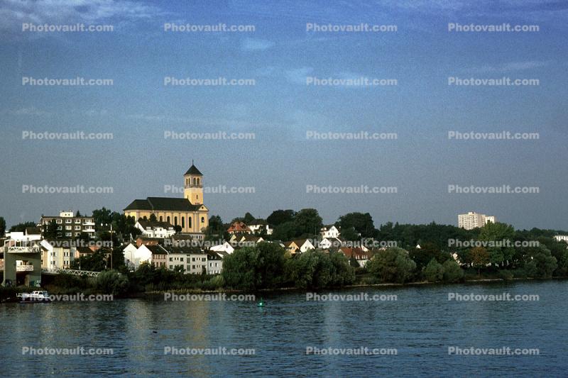Mainz, Rhineland-Palatinate, Rhine River, Water
