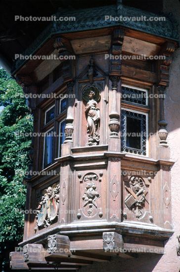 bar-Relief, window, Garmisch, Bavaria