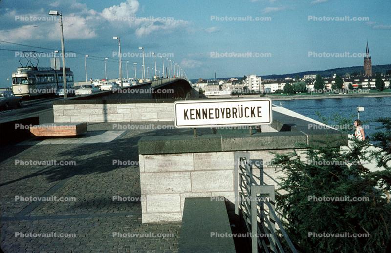 Kennedy Bridge, Rhine River, Kennedybrucke, Bonn