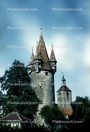 City Tower, Castle, building, Lindau