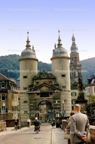 Heidelberg, Gateway, Bridge, entrance, City, Baden-W?rttemberg, Karlsruhe,  Oldenwald, landmark