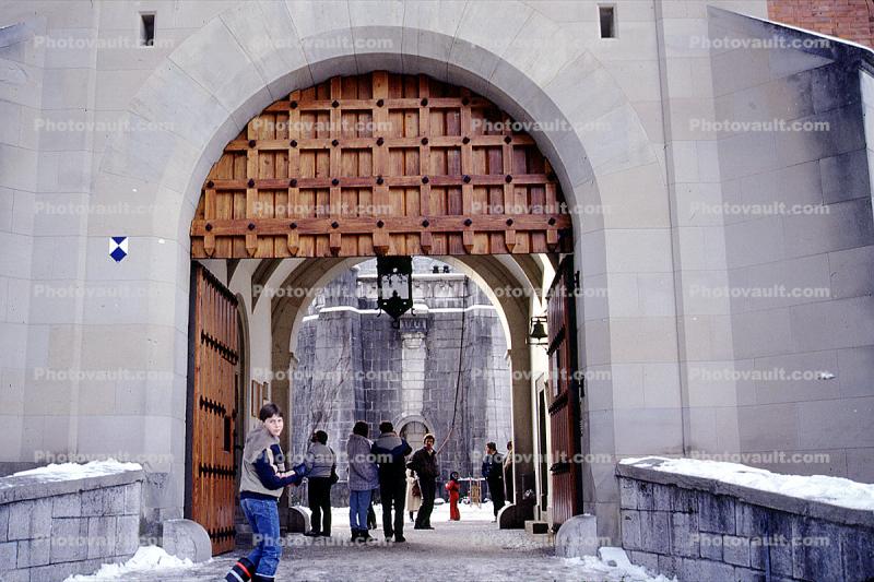 arch, gate, building