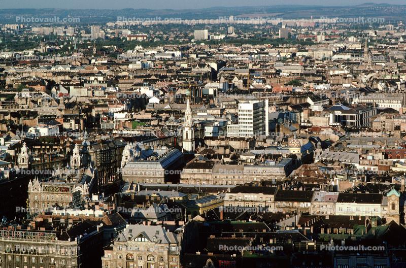 Cityscape, Skyline, Buildings, Budapest
