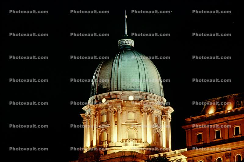 Dome, Buda Castle, Budavari Palota, Building, Budapest