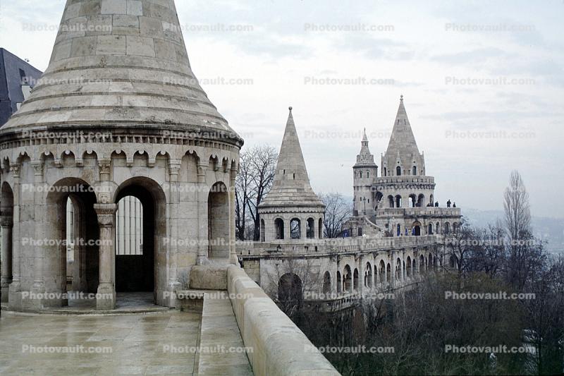 Fishermans Bastion, Cone Roof, Buda Castle Hill, Budapest