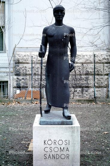 Korosi Csoma Sandor, Statue, Budapest