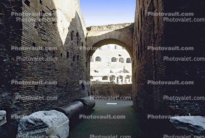 Archway, the Colosseum, Rome