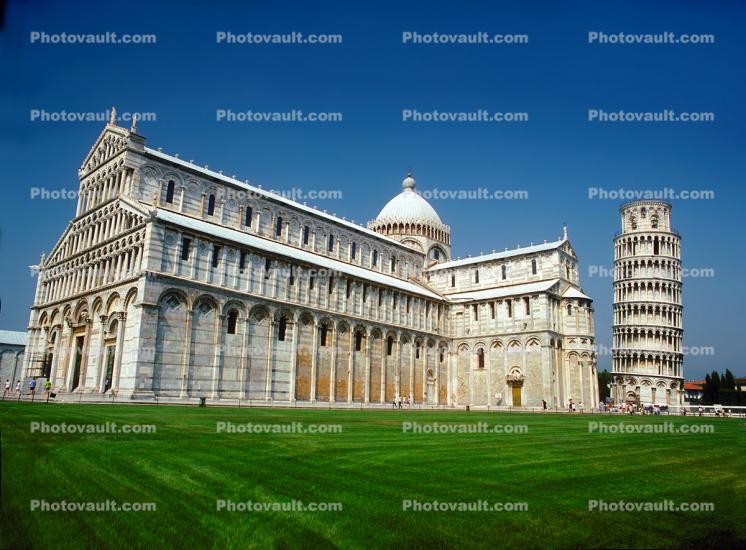 Leaning Tower of Pisa, The Piazza del Duomo ("Cathedral Square"), Piazza dei Miracoli ("Square of Miracles"), landmark
