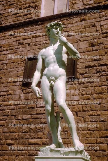 Statue of David Repl;ica, Michelangelo, Florence