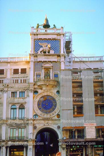 Saint Mark Clock tower, astronomical, Piazza San Marco