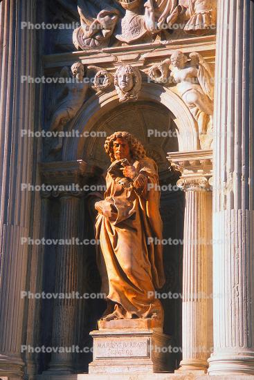 Marinus Barbaro senator statue, statuary, art, Venice