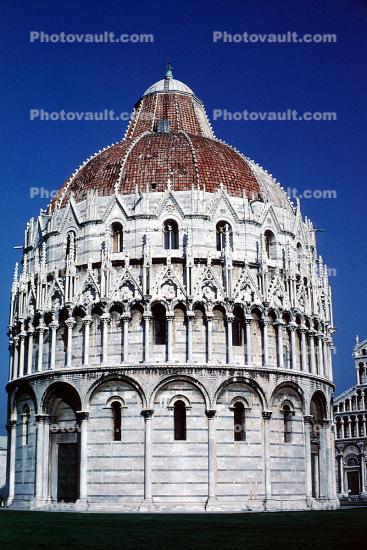 The Baptistry of the Cathedral of Pisa, (Italian: Battistero di San Giovanni), landmark