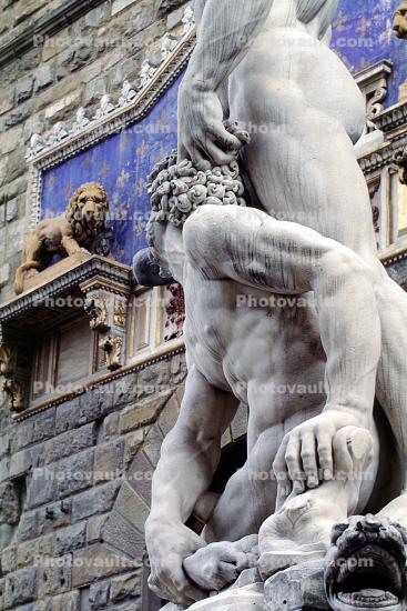 Lion, Hercules statue, Florence