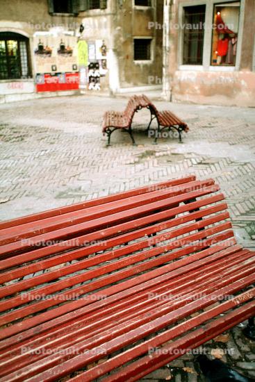 Benches, seating, Venice