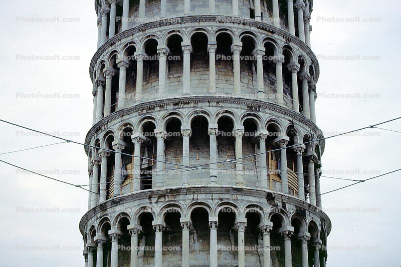 These cables hold up the leaning tower of Pisa
