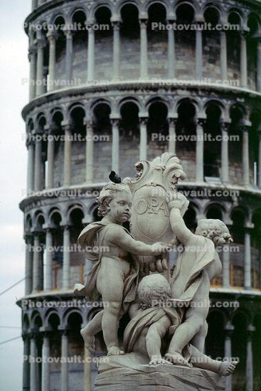 OPA Statue at Piazza dei Miracoli, Leaning Tower of Pisa