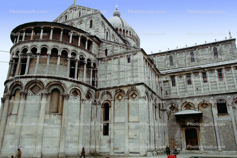 The Piazza del Duomo ("Cathedral Square"), Piazza dei Miracoli ("Square of Miracles"), landmark