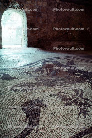 Floor, Tile Work, Mosaic