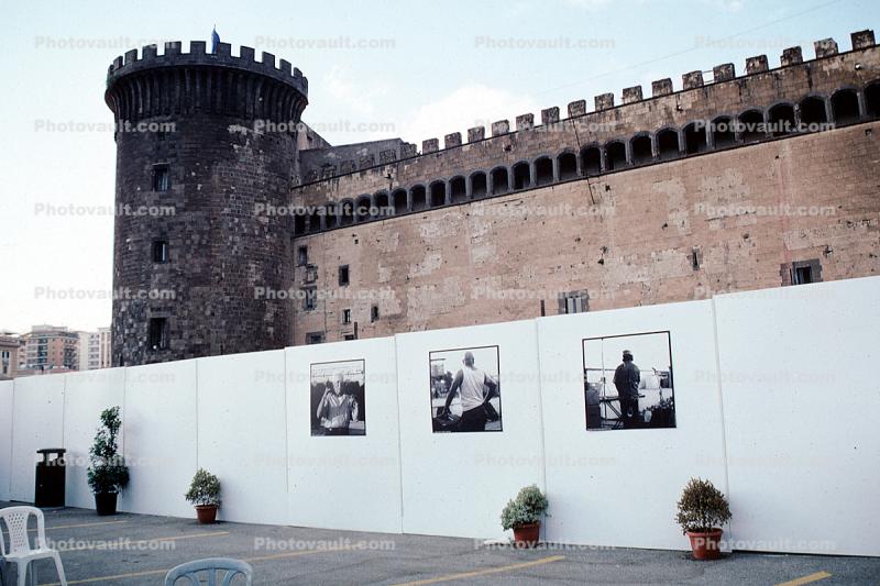 Photo exhibit at the Castello Nuovo, Castle Nuovo, (New Castle)