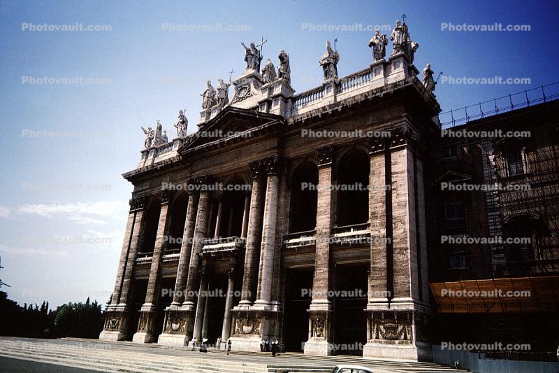 Building, Statues, Rome