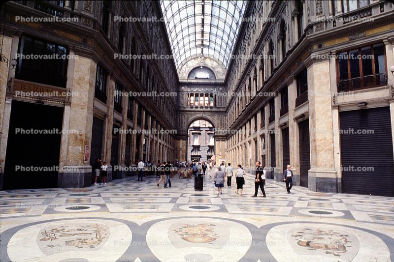 Galleria Umberto, building, Tile Floor, Naples Italy