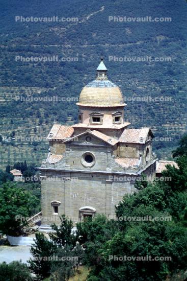Dome, building, Church, Cathedral, christian, Cortona, Arezzo, Tuscany, Italy